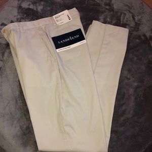 3/$25 Lands end Cotton Chinos